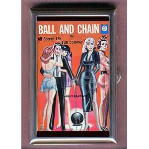  BALL AND CHAIN DIMESTORE PULP Coin, Mint or Pill Box Made 