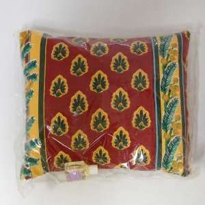  Lavender Dream Pillow (Burgundy Leaves Pattern Outer 