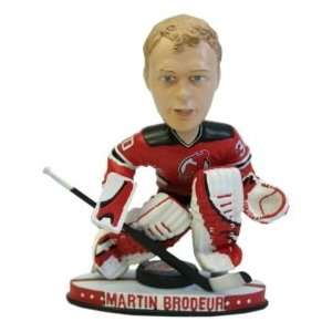New Jersey Devils Martin Brodeur Forever Collectibles Puck Base Bobble 