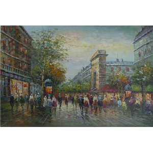   inch Impressionism Cityscape Oil Painting French Paris