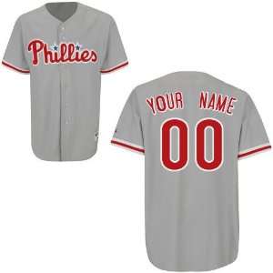   Phillies Customized Replica Road Baseball Jersey: Sports & Outdoors