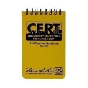  All Weather CERT Pocket Notebook 