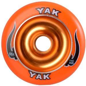  YAK Scat II Metal Core Wheel Orange 110mm 