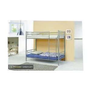 Contemporary Metal Silver Youth Bunk Bed by Coaster 