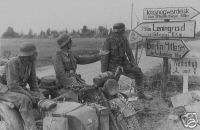 WW2 German Motorcycle Troops, Eastern Front WWII  