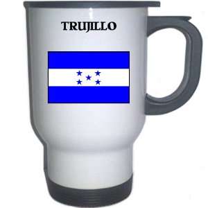  Honduras   TRUJILLO White Stainless Steel Mug 