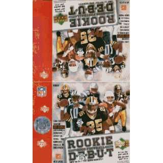  2006 Upper Deck Rookie Debut Football Hobby Box: Sports 