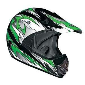  Vega Mojave Graphic Helmet   Small/Green Automotive
