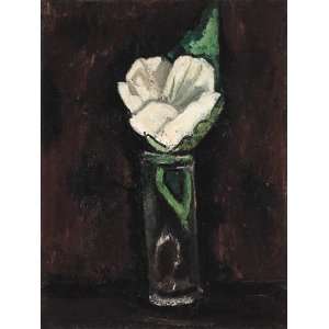   Oil Reproduction   Marsden Hartley   24 x 32 inches   White Hibiscus