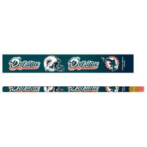  NFL Miami Dolphins Pencil 6 Pack *SALE*: Sports & Outdoors