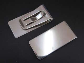 New Silver Money Clip Stainless Steel Small Silver Slim  