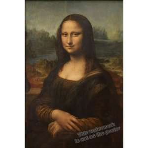  Mona Lisa, by Leonardo da Vinci   24x36 Poster 