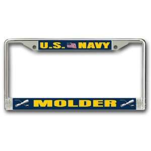  US Navy Molder License Plate Frame 