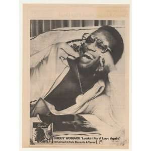  1974 Bobby Womack Lookin For A Love Again Print Ad (45625 
