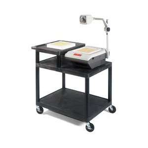  LUXOR Endura Mobile Computer and Projection Table   Black 