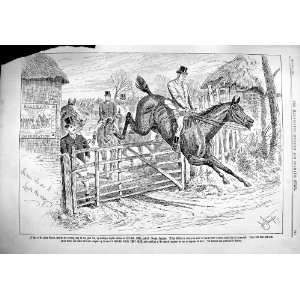   1890 Advertisement Ellimans Embrocation Horse Jumping