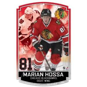  NHL Marian Hossa Sign   Wood Style: Sports & Outdoors