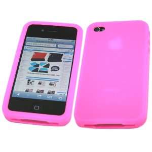  iTALKonline HOT PINK Soft SILICONE Case/Cover/Pouch for 