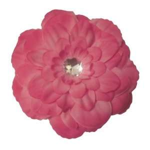  Hot Pink The New Peony Flower Hair Clip: Home & Kitchen