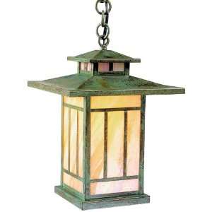   Kennebec Craftsman / Mission 1 Light Outdoor Pendant from the Kenneb