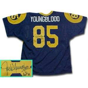  Jack Youngblood Los Angeles Rams Autographed Throwback 