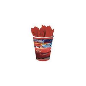  Disneys World of Cars 9 oz. Paper Cups (8 count): Toys 