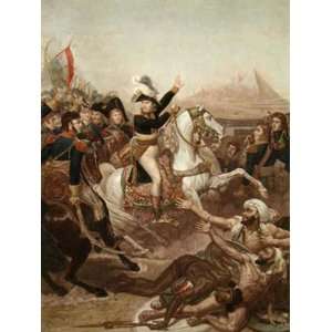 Napoleon   Battle of Pyramids Etching Gros, Antoine Jean Huffam, T W 