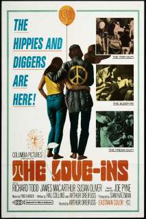 The Love Ins 1967 Original U.S. One Sheet Movie Poster  