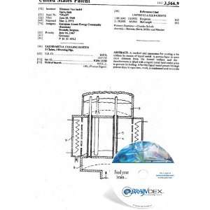    NEW Patent CD for LIQUID METAL COOLING SYSTEM 