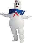 inflatable stay puft marshmallow man adult costume standard size 