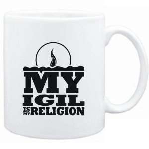  Mug White  my Igil is my religion Instruments Sports 