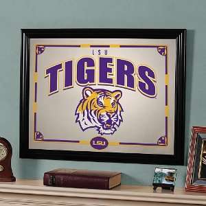  Memory Company Lsu Tigers Framed Mirror: Sports & Outdoors