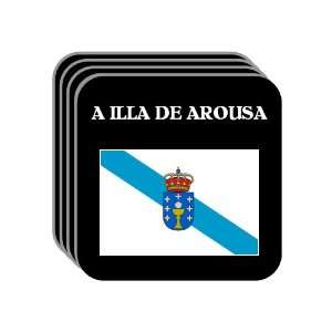  Galicia   A ILLA DE AROUSA Set of 4 Mini Mousepad 