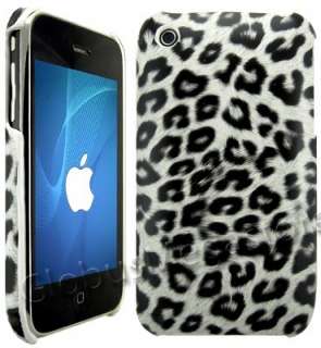   apple iphone 3gs 3g our price 8 10 white leopard case cover skin for