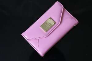   Designer Leather Case Cover Wallet Pouch Bag Purse For iPhone 4 4S