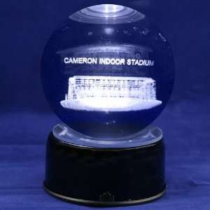   Blue Devils Cameron Indoor Stadium 3D Laser Globe: Sports & Outdoors