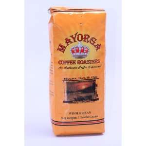 Mayorga Coffee Mocha Java Blend  1lb Grocery & Gourmet Food
