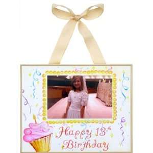  Birthday Photo Personalized Wall Plaque: Baby