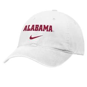 Nike Alabama Crimson Tide White Campus II Hat  Sports 