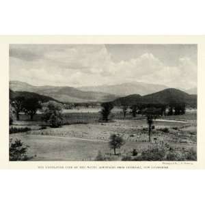 1922 Print White Mountains Intervale New Hampshire Landscape Hunting 