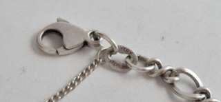 James Avery Sterling Silver Medium Twist Charm Bracelet 7 1/4  