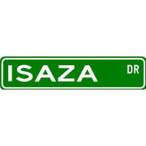 ISAZA Street Sign ~ Personalized Family Lastname Sign ~ Gameroom 