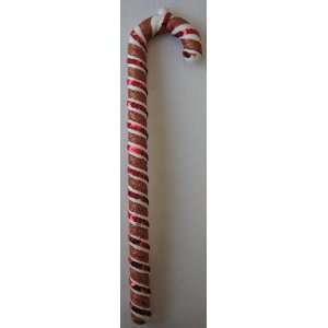  13 1/2 inch Christmas Xmas Holiday Candy Cane with Glitter 