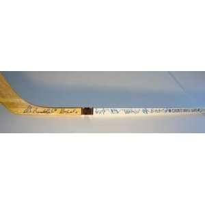   Maple Leafs Team 20 SIGNED Stick   Autographed NHL Sticks: Sports