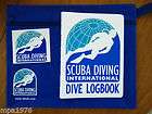 SCUBA DIVING INTERNATIONAL DIVE LOGBOOK 3 RING BINDER WITH EXTRAS