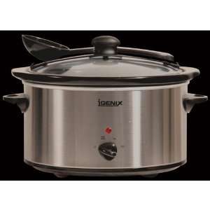  Jan12 4.5L Oval Slow Cooker Stainless Steel: Home 