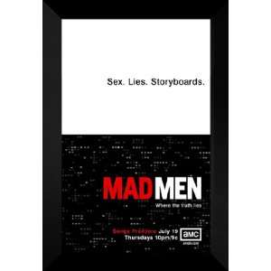  Mad Men (TV) 27x40 FRAMED TV Poster   Style G   2007