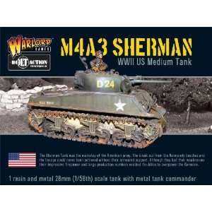  Bolt Action 28mm M4A3 Sherman: Toys & Games