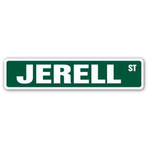  JERELL Street Sign name kids childrens room door bedroom 