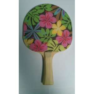  Jungle Flower Ping Pong Paddle